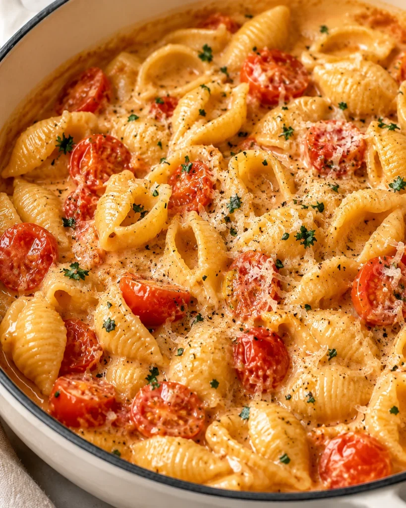 One Pot Cherry Tomato Pasta