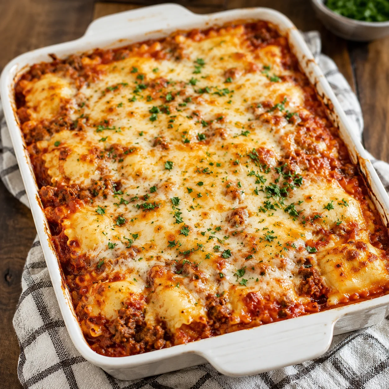 Easy Ravioli Lasagna